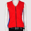 Summer Quinn Alexandra Daddario Posh Fleece Red & Blue Vest