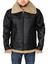 Men’s B3 Black Sheepskin Bomber Jacket