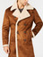 Men's Faux-Shearling Overcoat