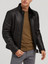 Mens Biker Leather Jacket with Lambskin Lining