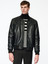 Baseball Leather Bomber Jacket