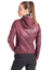 Womens Genuine Leather Bomber Jacket