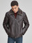 Men Brown Stylish Leather Jacket