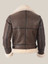 Men's Foxy Brown Shearling Leather Jacket
