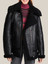 Women's Black Shearling Jacket