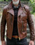 Mens Vintage Brown Leather Jacket