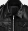Men's Zip Up Black Biker Leather Jacket