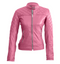 Women's Pink Quilted Leather Jacket