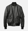Bomber Black Men's Leather Jacket