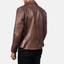 Men's Raiden Brown Leather Biker Jacket