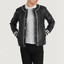Men's Willis Black Leather Varsity Jacket