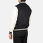 Men's Vaxton Black & White Hybrid Varsity Jacket