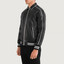 Men's Cooper Black Leather Varsity Jacket