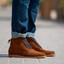 Moc Toe Brown Suede Boots