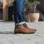 Men's Oil Pull-up Brown Leather Boots Men's Oil Pull-up Brown Leather Boots
