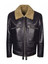 Black Bruce Springsteen Leather Fur Jacket
