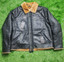 Bruce Springsteen Black Leather Fur Jacket