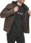 Men's Moto Removable Hood Leather Jacket