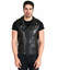 Mens Black Perfecto Biker Leather Vest