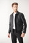 Black Bomber Leather Jacket for Men
