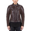 Womens Brown Leather Motorcycle Jacket