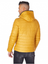 Men yellow Polyester Lining hooded Jacket