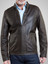 Mens Stylish Brown Leather Jacket