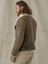 Mens Shearling Fur Collar Jacket