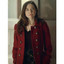 Matilda red wool coat