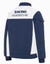 Porsche padded men's Racing Blue and White Jacket