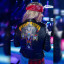 American Idol Carrie Underwood Guns and Roses Print Jacket
