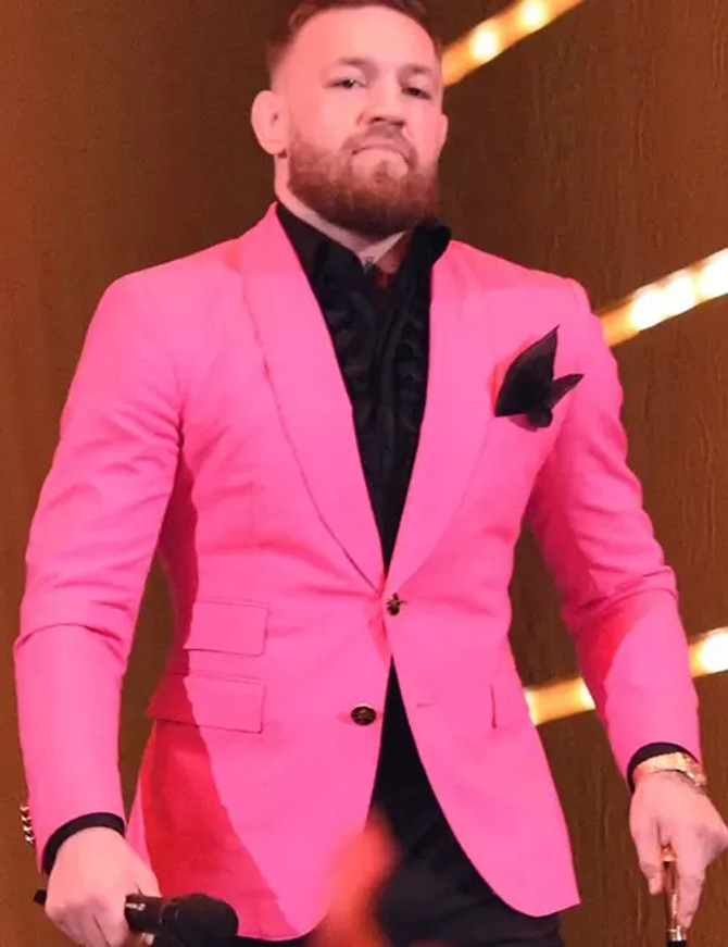 conor mcgregor dress shirts Boxing Versace Shirt Conor Mcgregor Conor McGregor Looks On During The  Floyd Mayweather V Conor