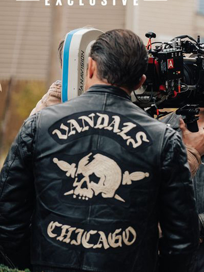 Tom Hardy The Bikeriders Johnny Vandals  Leather Jacket