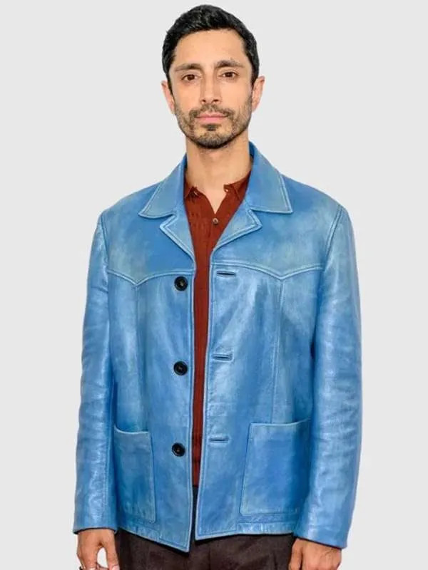 Ash Relay Riz Ahmed Blue Jacket