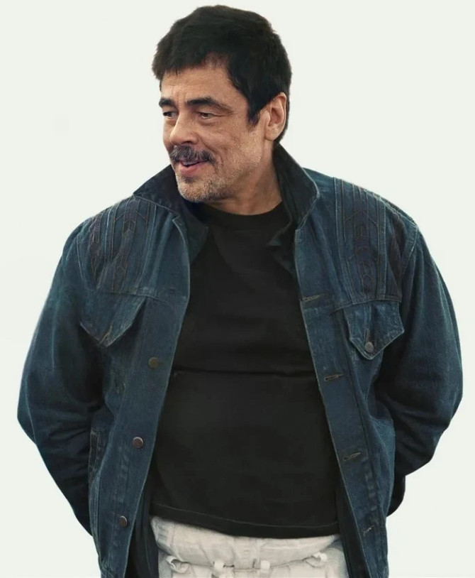 Benicio Del Toro One Battle After Another Jacket