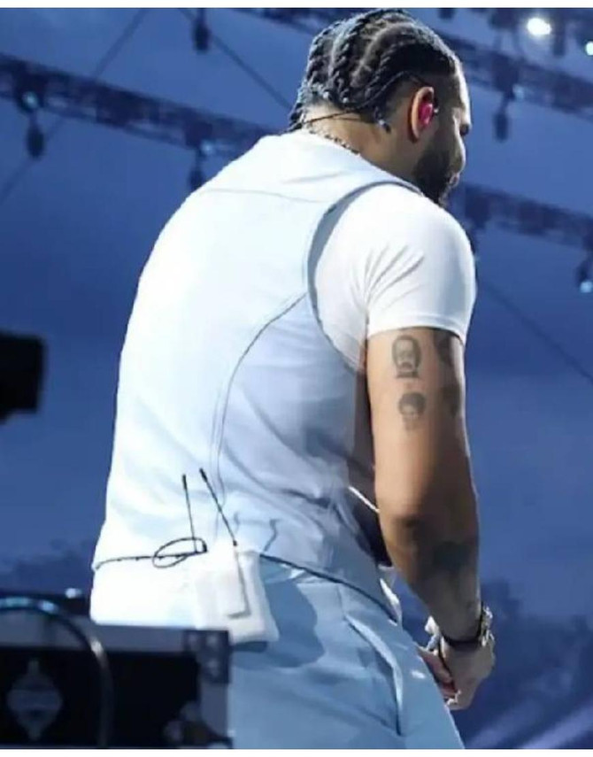 Wireless Festival Aubrey Drake Graham Blue Vest