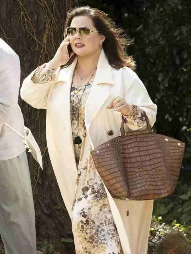 Frances Welty Nine Perfect Strangers Melissa McCarthy Trench Coat