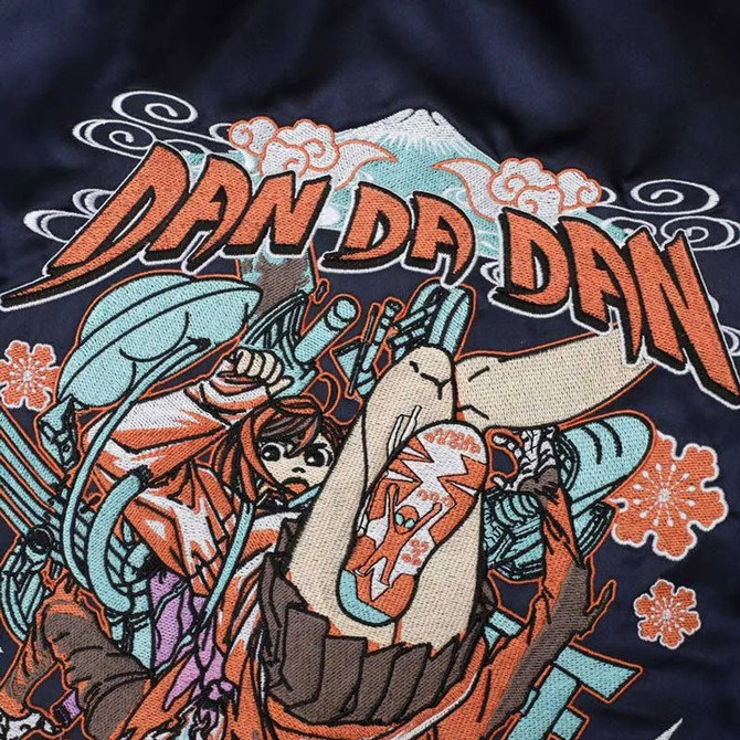 Satin Bomber Varsity Jacket