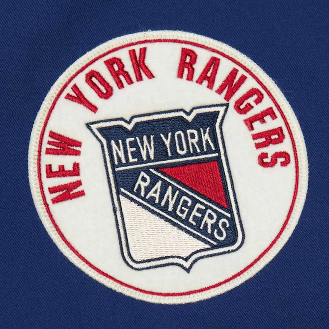 Blue New York Rangers Twill Jacket