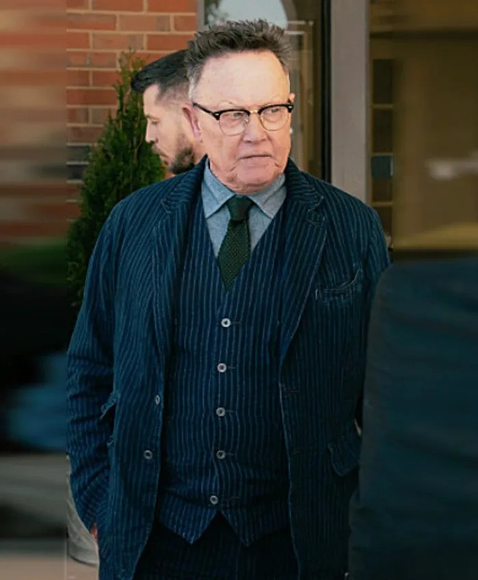 Tulsa King Jeremiah Dunmire Pinstriped Blazer