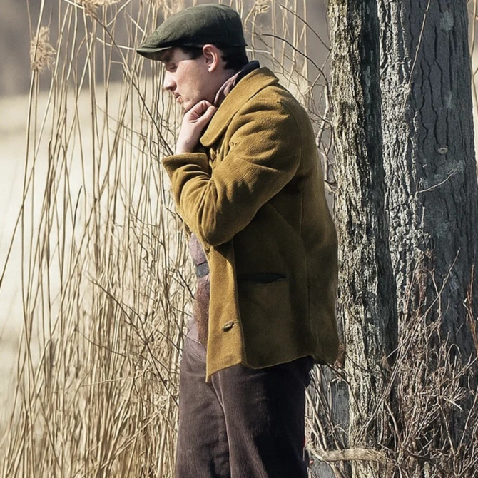 The History of Sound Paul Mescal Brown Suede Jacket