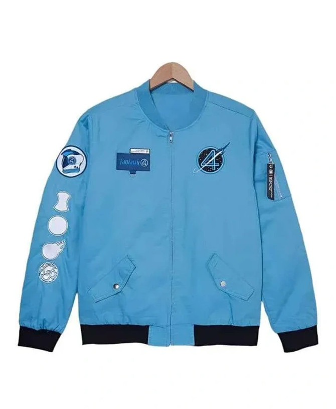 The Fantastic Four Blue Bomber Jacket
