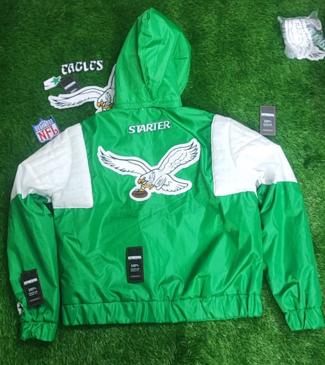 Philadelphia Eagles Starter White Green Jacket