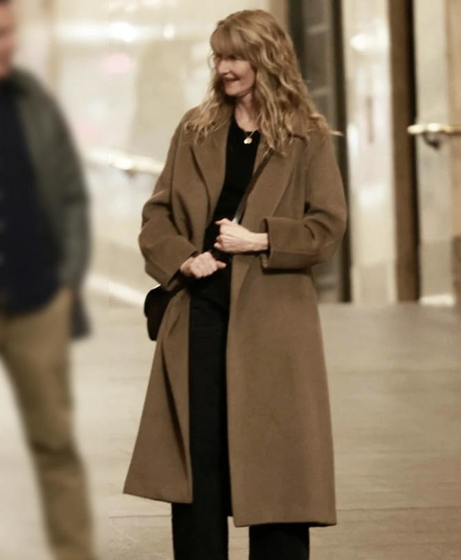 Is This Thing Laura Dern Brown Coat