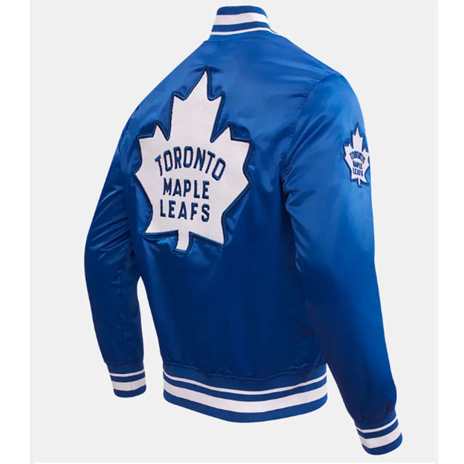 Toronto Maple Leafs Retro Classic Rib Satin Jacket