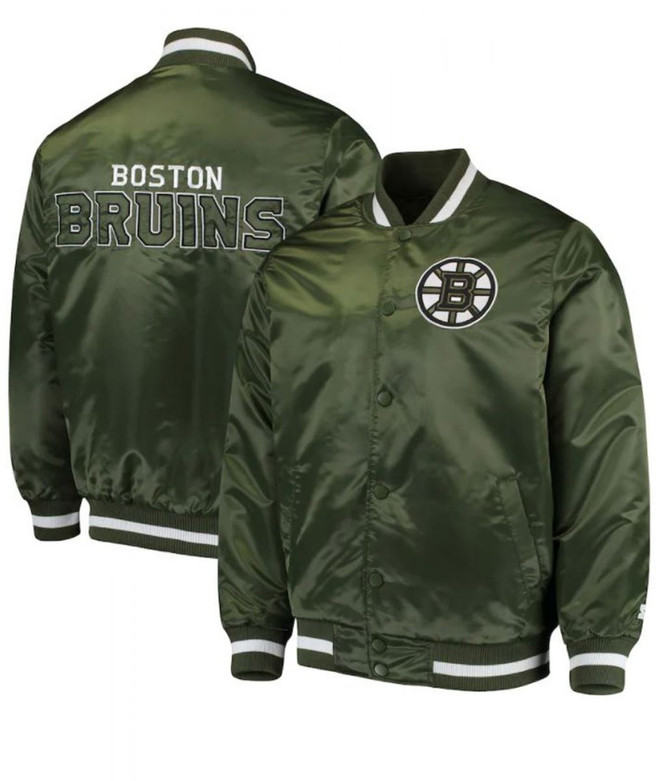 Boston Bruins Green Jacket
