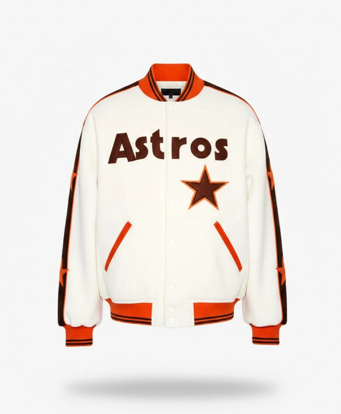 Supreme SS26 Houston Astro Varsity Jacket