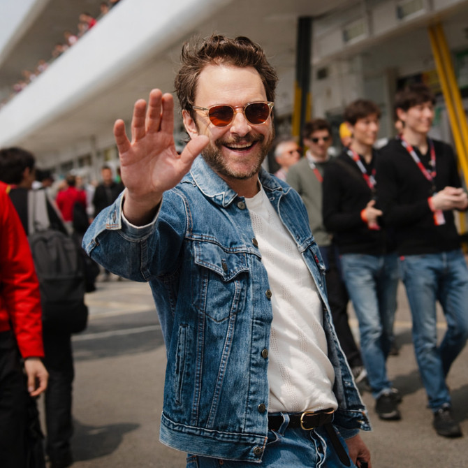 F1 Grand Prix 2026 Charlie Day Denim Jacket