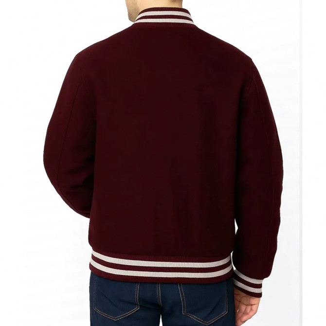 Virginia Tech Hokies Maroon Varsity Jacket