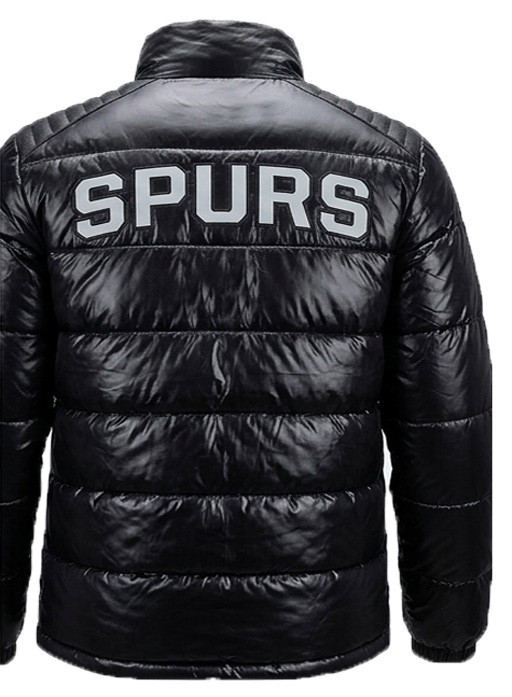 San Antonio Spurs Puffer Jacket for sale